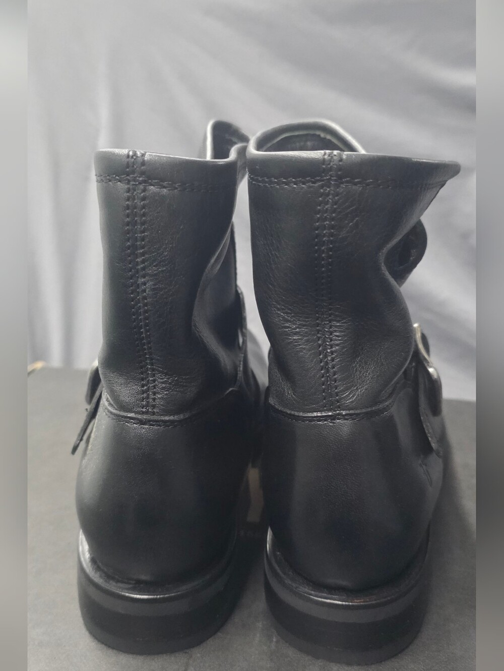 Frye Womens Veronica Bootie Black Leather Buckle 3470543-BLK Size 9M NWB Defect - Picture 4 of 12
